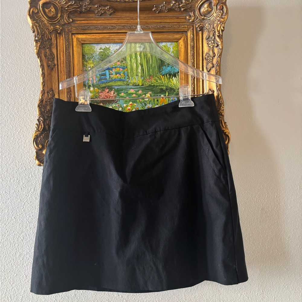 Peck & Peck Black Skort
